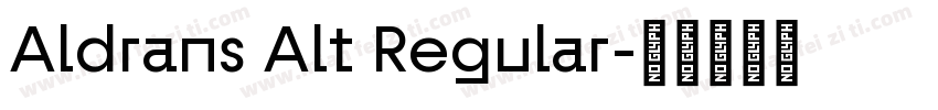 Aldrans Alt Regular字体转换